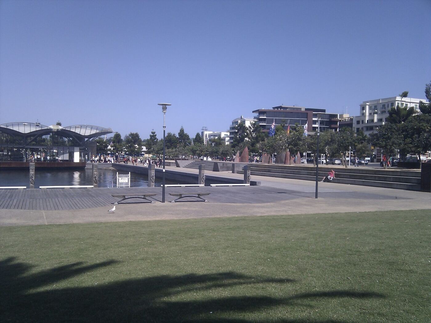 Geelong waterfront near Cunningham Pier, Victoria, Australia
